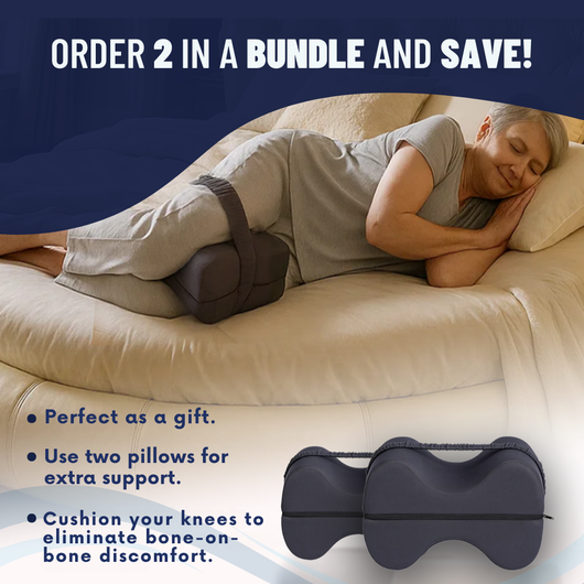 SpineAlign™ Memory Foam Knee Pillow