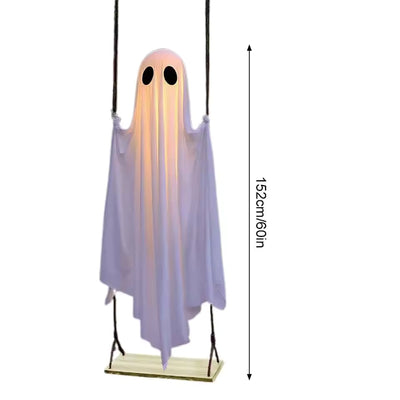 Halloween trädgård utomhus spöke