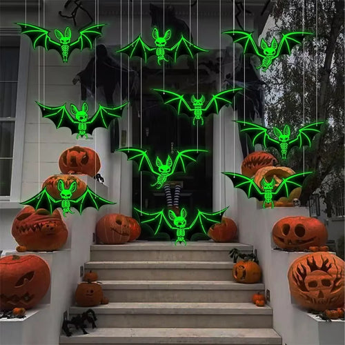 Halloween Hanging Glow-in-the-Dark Bats